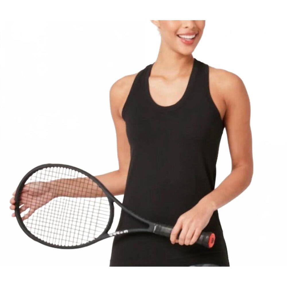 NEW FLINT PARK volley tank top in black